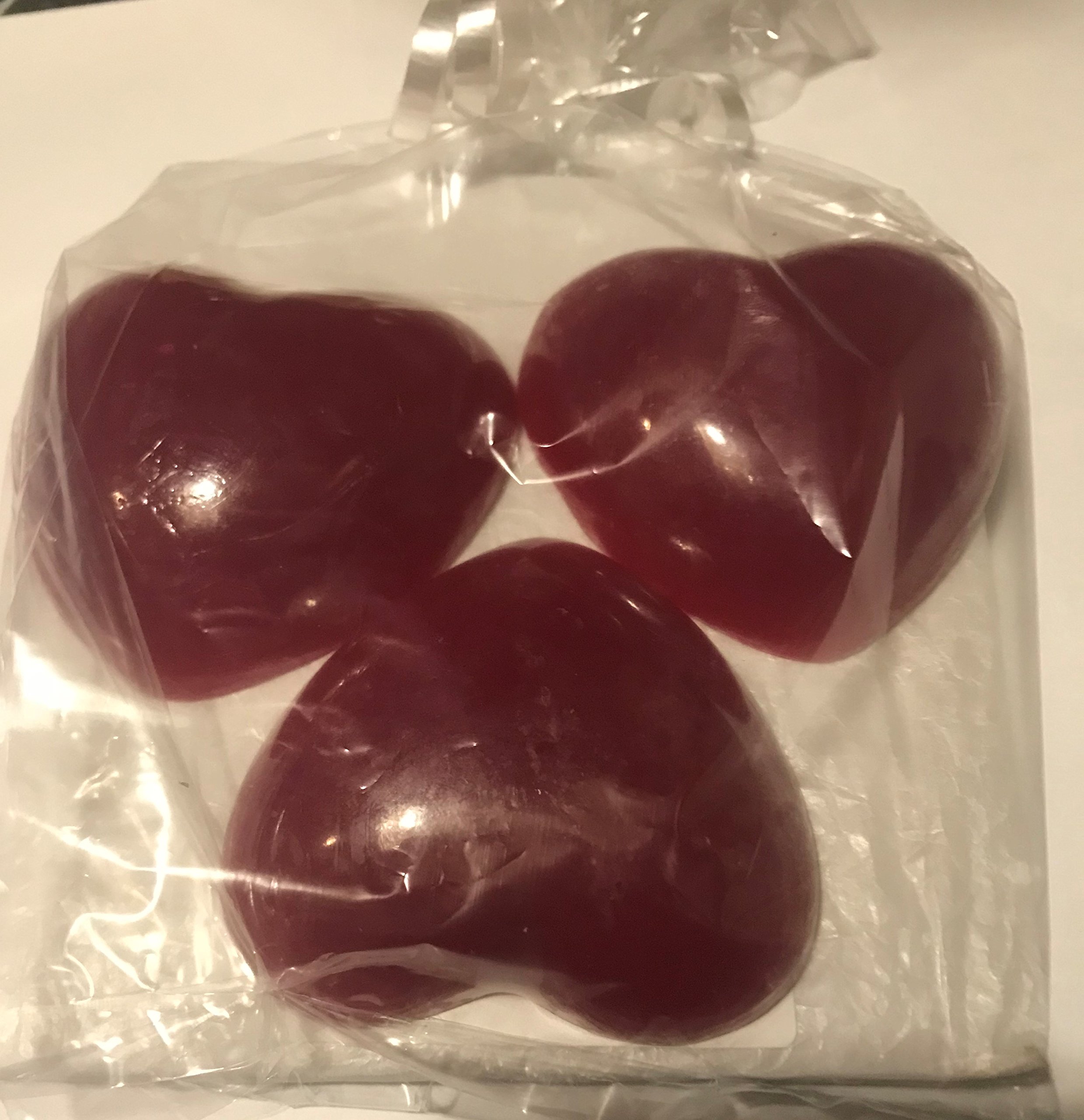 Organic Red Heart Shaped Soap - Natural Handmade Gift for Valentine's Day, Mother's Day & Anniversary - Perfect for Romantic Bath, Spa Relaxation and Decorative Home Display