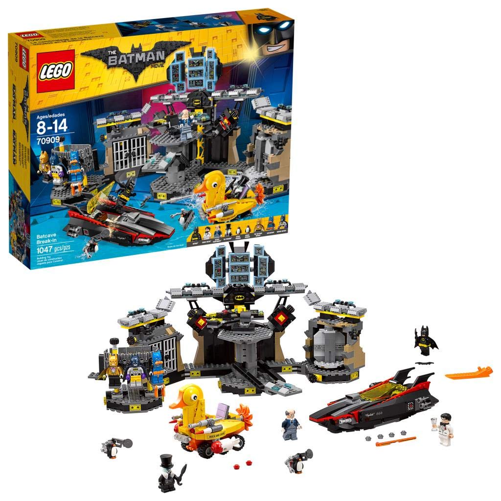 LEGO The Batman Movie Batcave Break-in 70909 Building Kit - Superhero Toy Set for Kids & Collectors | Perfect for Creative Play & DC Comics Display