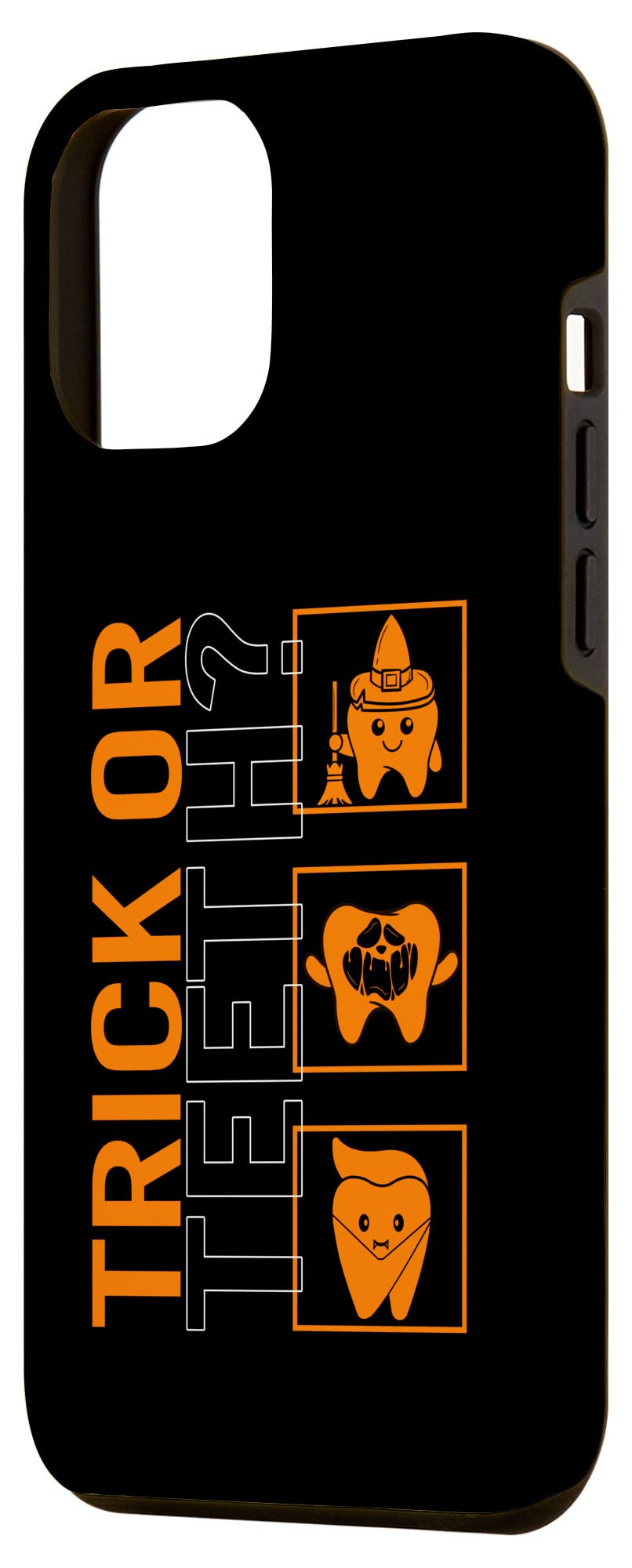 iPhone 12 Pro Max Halloween Case - Dentist & Dental Hygienist Costume Design for Trick or Teeth Fun | Perfect for Halloween Parties, Dental Office Celebrations & Themed Events