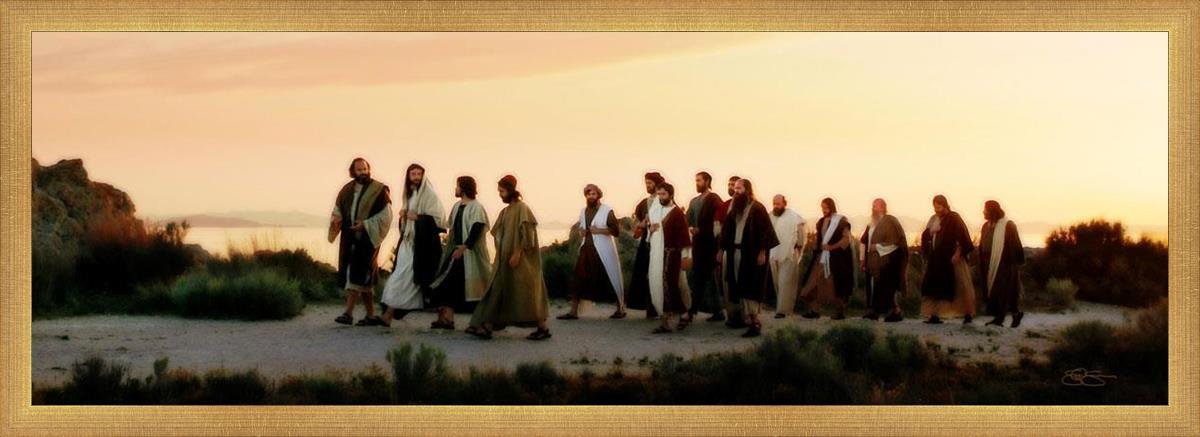 Follow Jesus - Christian Religious Wall Art Decor for Home, Church & Office - Inspirational Bible Verse Scripture Print