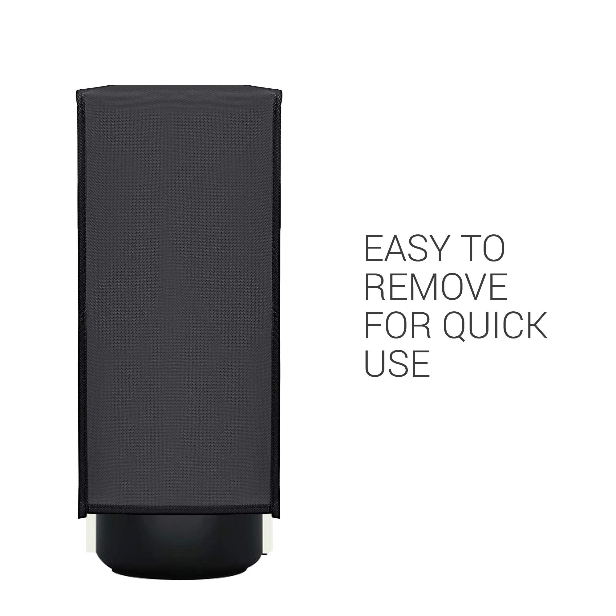 kwmobile Protective Cover Compatible with Nespresso Essenza Mini Coffee Machine - Durable Plastic Case in Dark Grey - Perfect for Home & Office Use