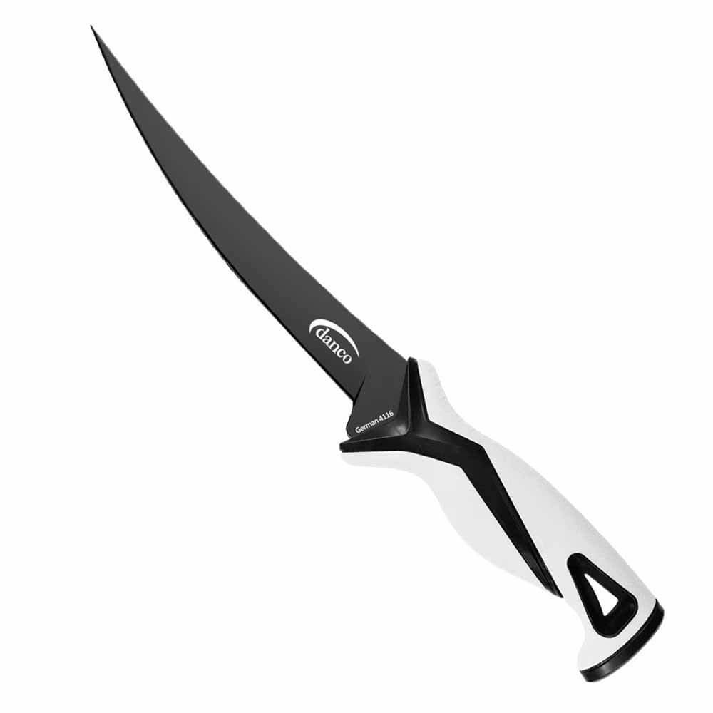 Premium Danco White Pro Series Fillet Knives - Sharp Stainless Steel Blades for Fish Cleaning, Hunting & Outdoor Cooking - Perfect for Camping, Fishing Trips & Home Kitchen Use