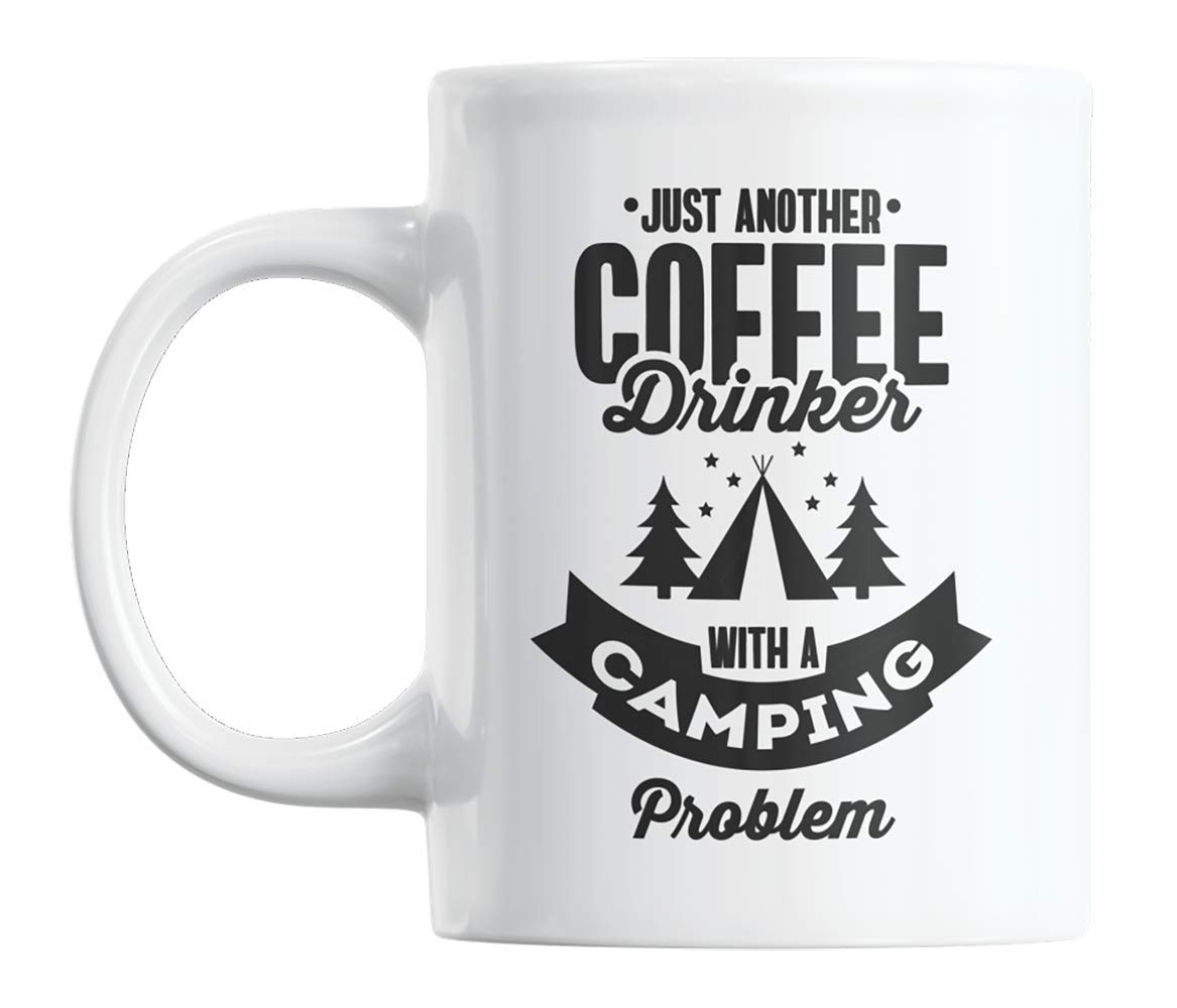 Camping Enthusiast Coffee Mug - 11oz Insulated Travel Mug for Hot & Cold Drinks - Perfect for Outdoor Adventures, Hiking & Camping Trips