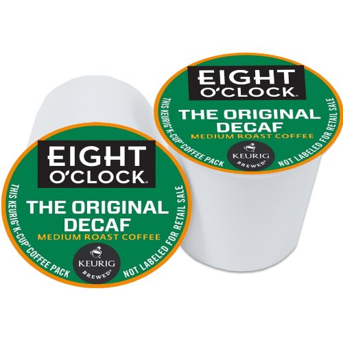 Eight O'Clock Original Decaf Coffee K-Cups for Keurig - 108 Count (12 Boxes of 9) | Smooth Medium Roast | Perfect for Office, Home & Morning Brewing