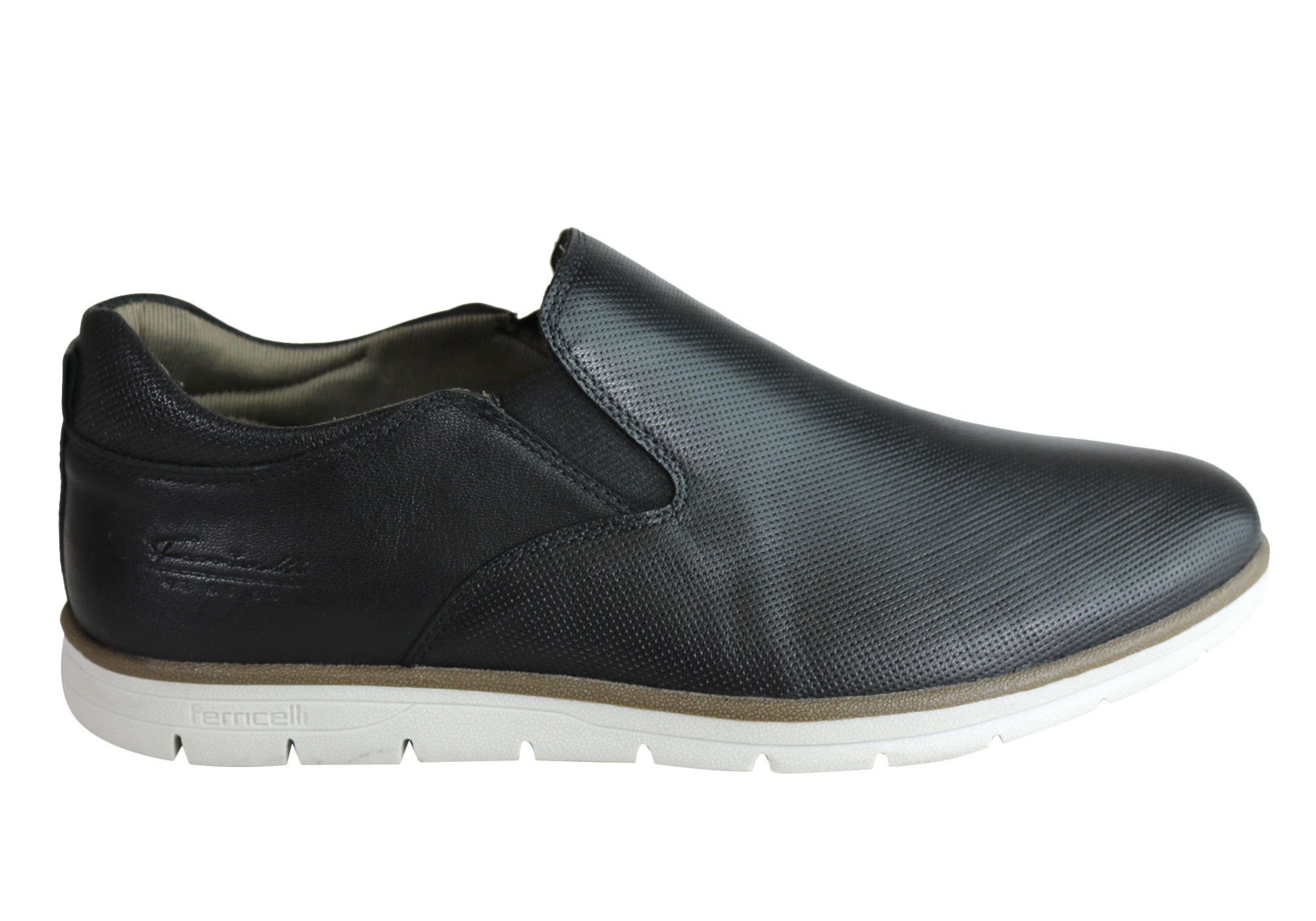 Premium Men's Leather Dress Casual Shoes by Ferricelli Pauly - Handcrafted in Brazil - Perfect for Business, Office & Formal Events