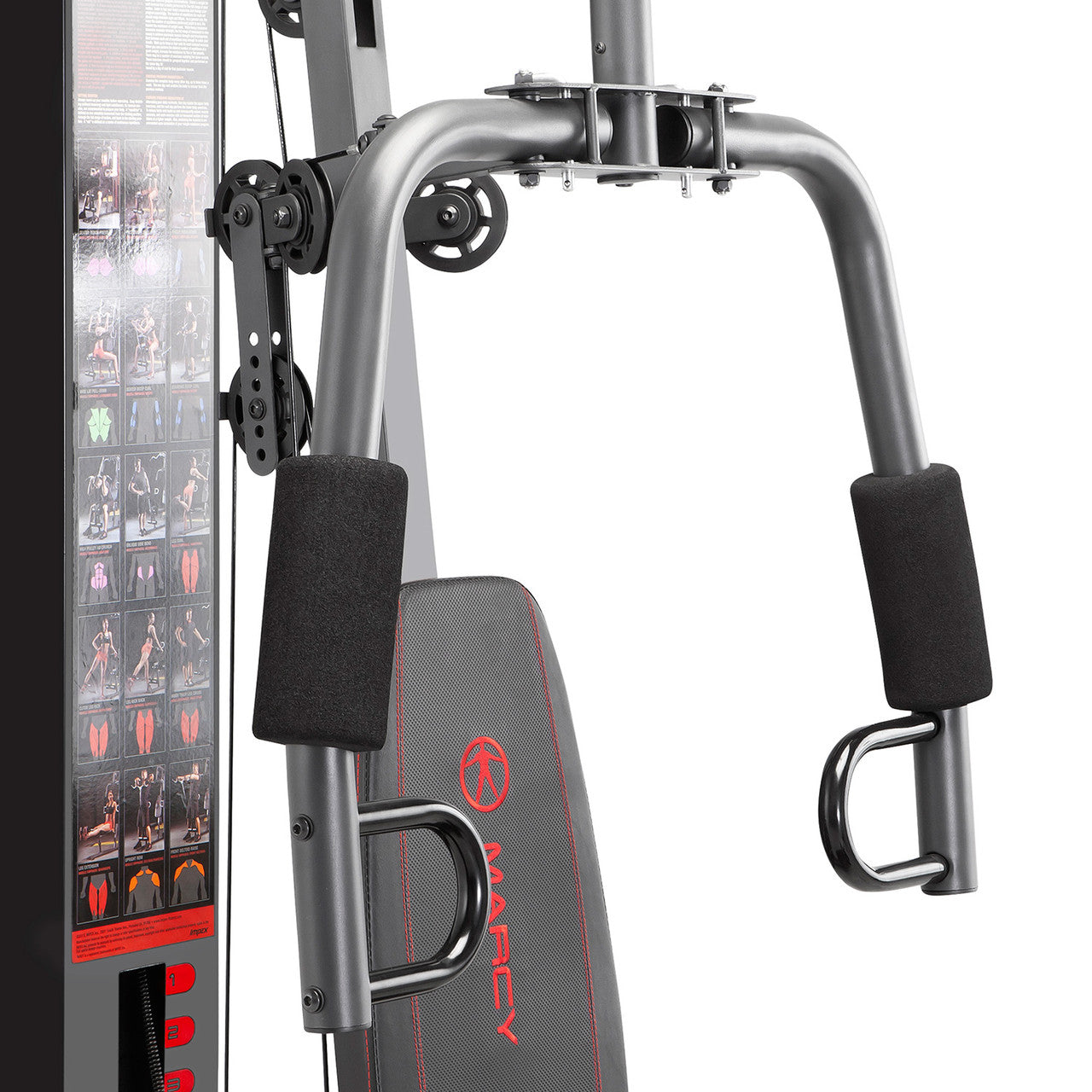 Marcy 150lb Stack Weight Home Gym System MWM-989 - Strength Training Equipment for Full Body Workout at Home | Perfect for Small Spaces & Home Fitness