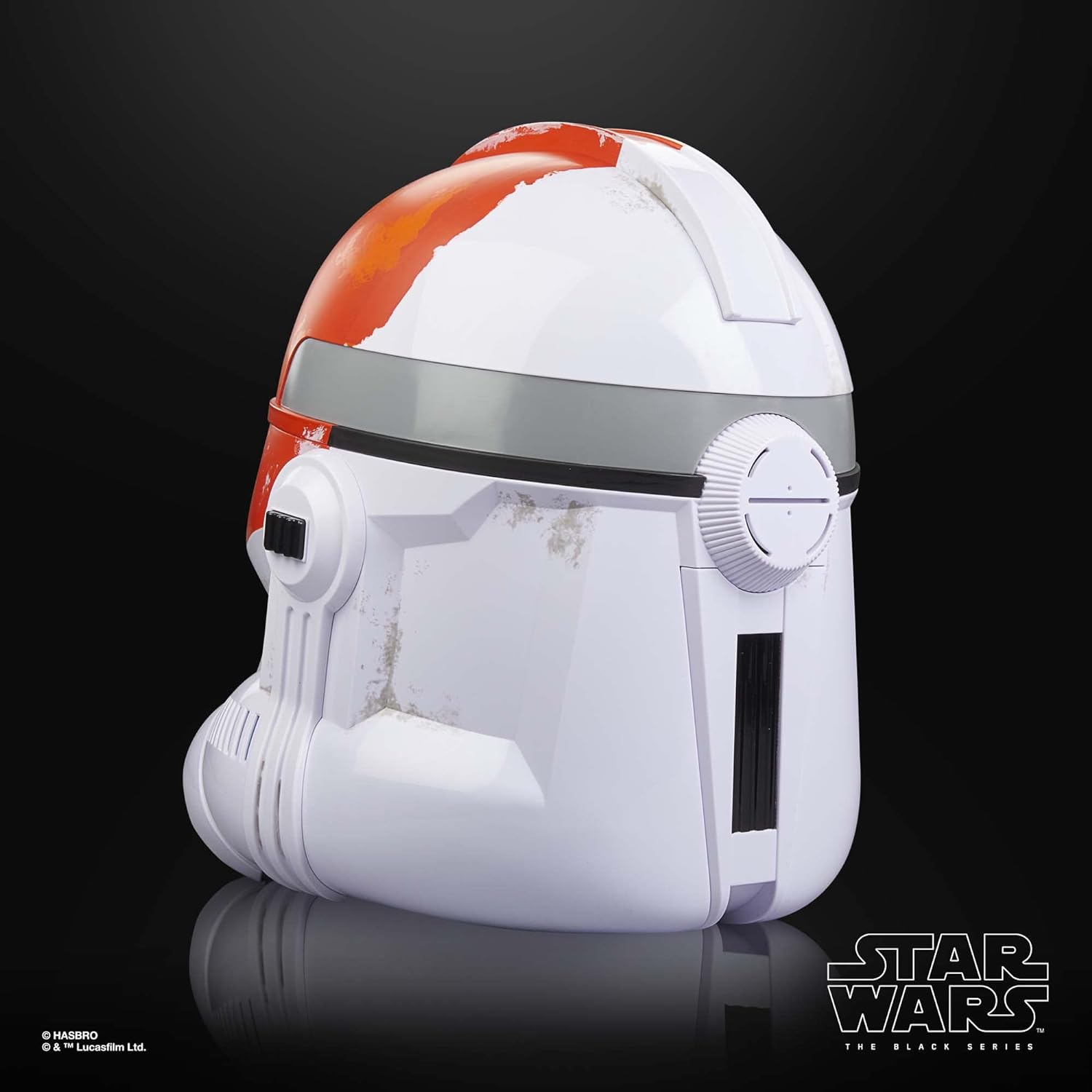 Star Wars The Black Series 332nd Ahsoka Clone Trooper Premium Electronic Helmet - Cosplay, Collectible & Display for Fans