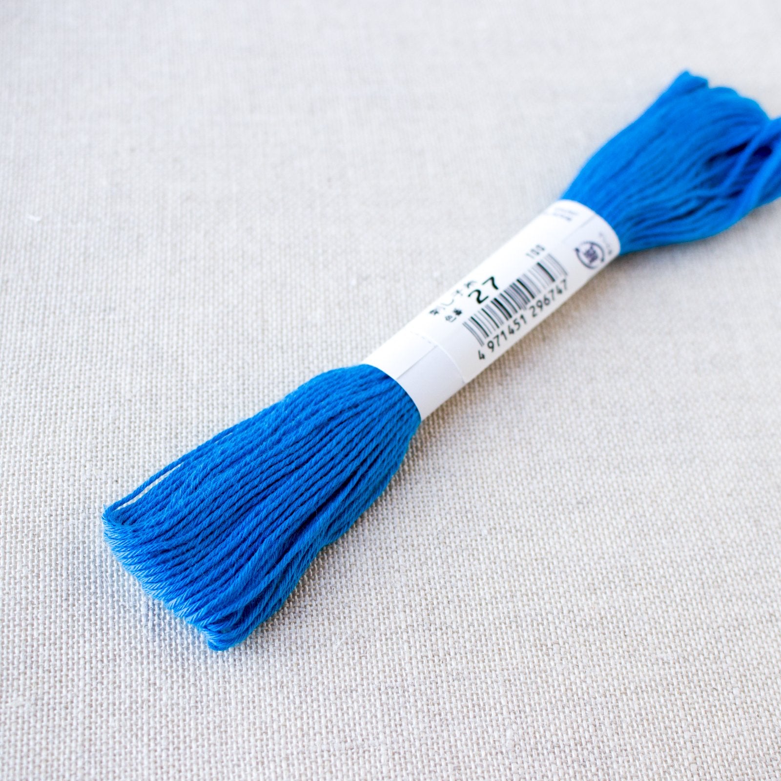 Premium Japanese Sashiko Embroidery Thread - Authentic Indigo Blue (#27) for Traditional Boro Stitching, Quilting & Fabric Repair - Perfect for DIY Denim Repair, Home Decor Projects & Japanese Crafting