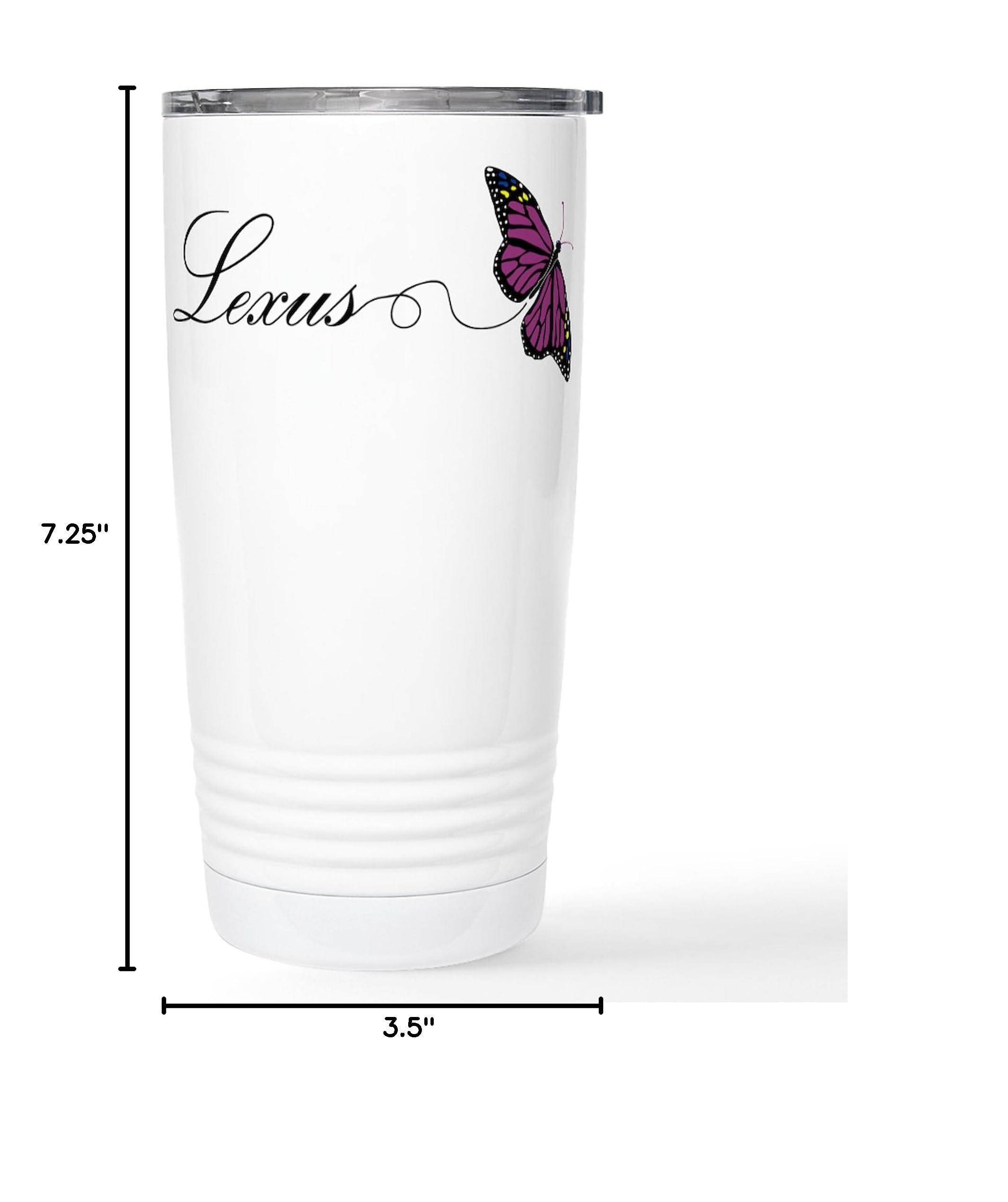 Lexus Stainless Steel Travel Mug 20 oz - Insulated Coffee Tumbler with Lid - Keeps Drinks Hot/Cold for Hours - Perfect for Commuting, Office & Outdoor Adventures