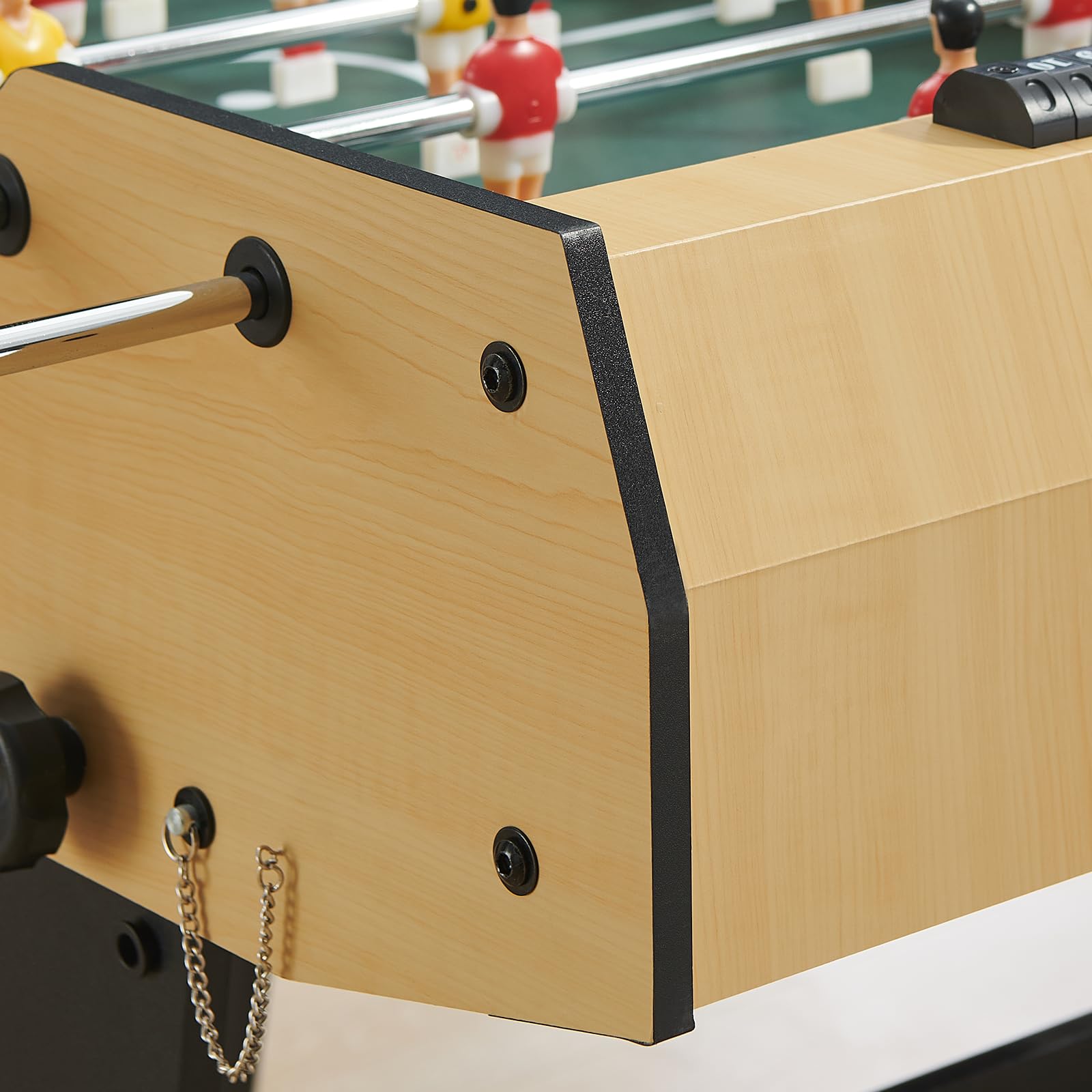 IDEALHOUSE 48” Foldable Foosball Table for Adults & Kids - 26 Soccer Players - Space-Saving Indoor/Outdoor Game Table for Home, Game Room, Parties & Backyard Fun