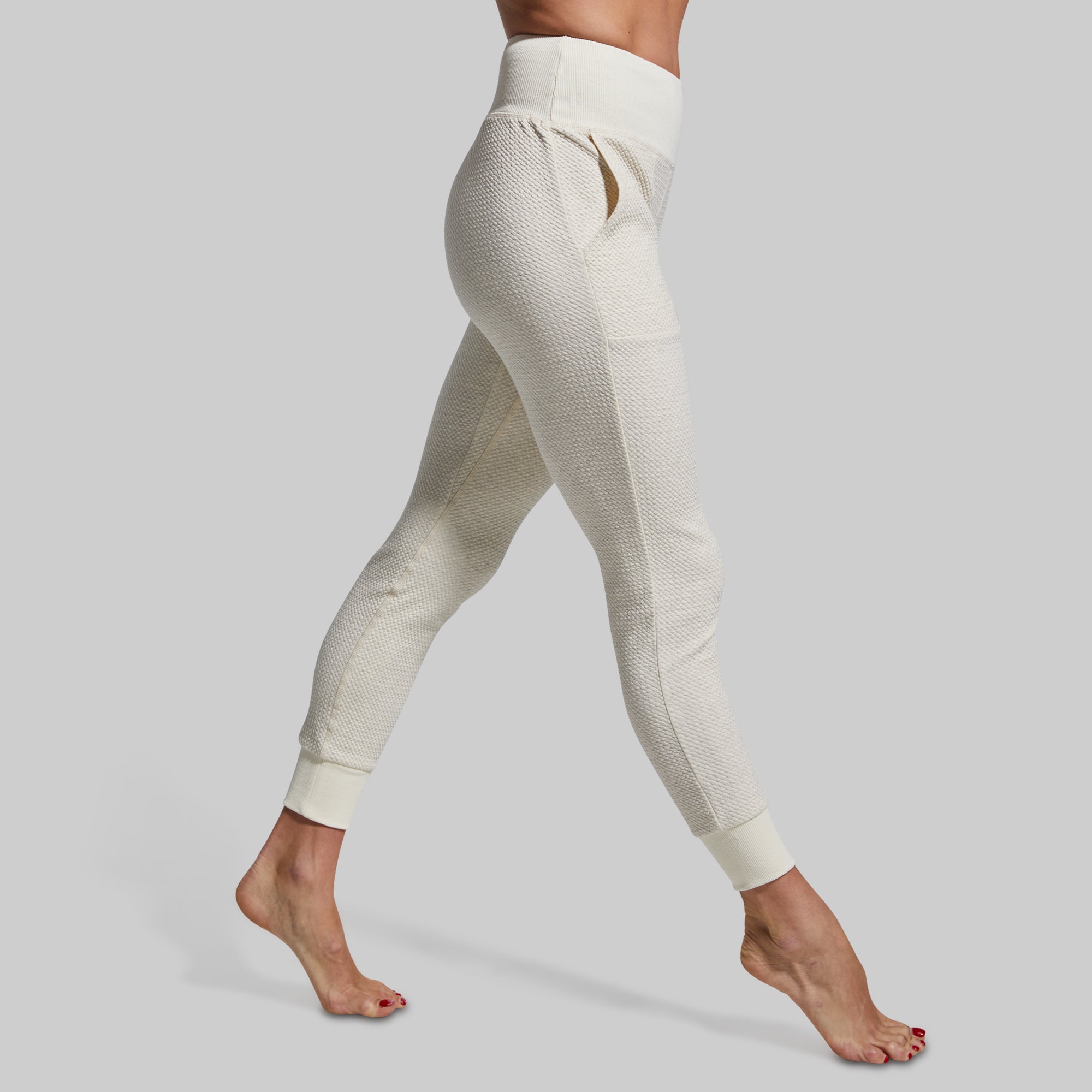 Women's Cloud Jogger - Ultra Soft Lightweight Jogging Pants (Heather Oatmeal) | Perfect for Yoga, Running & Lounge Wear