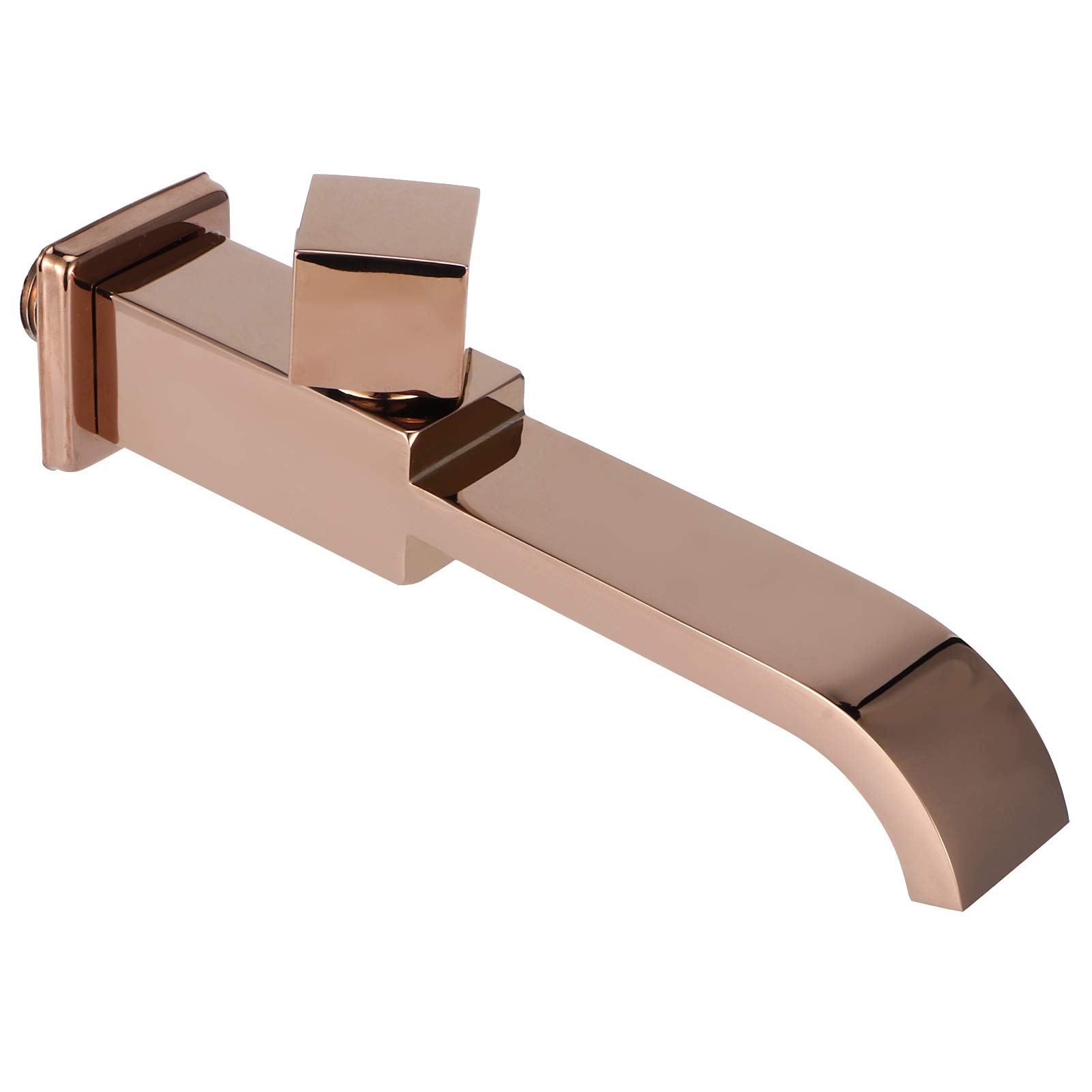 Modern Single Cold Water Basin Faucet - Durable Brass Tap with Rose Gold Finish for Bathroom Sink, Kitchen, or Vanity | Easy Installation & Sleek Design