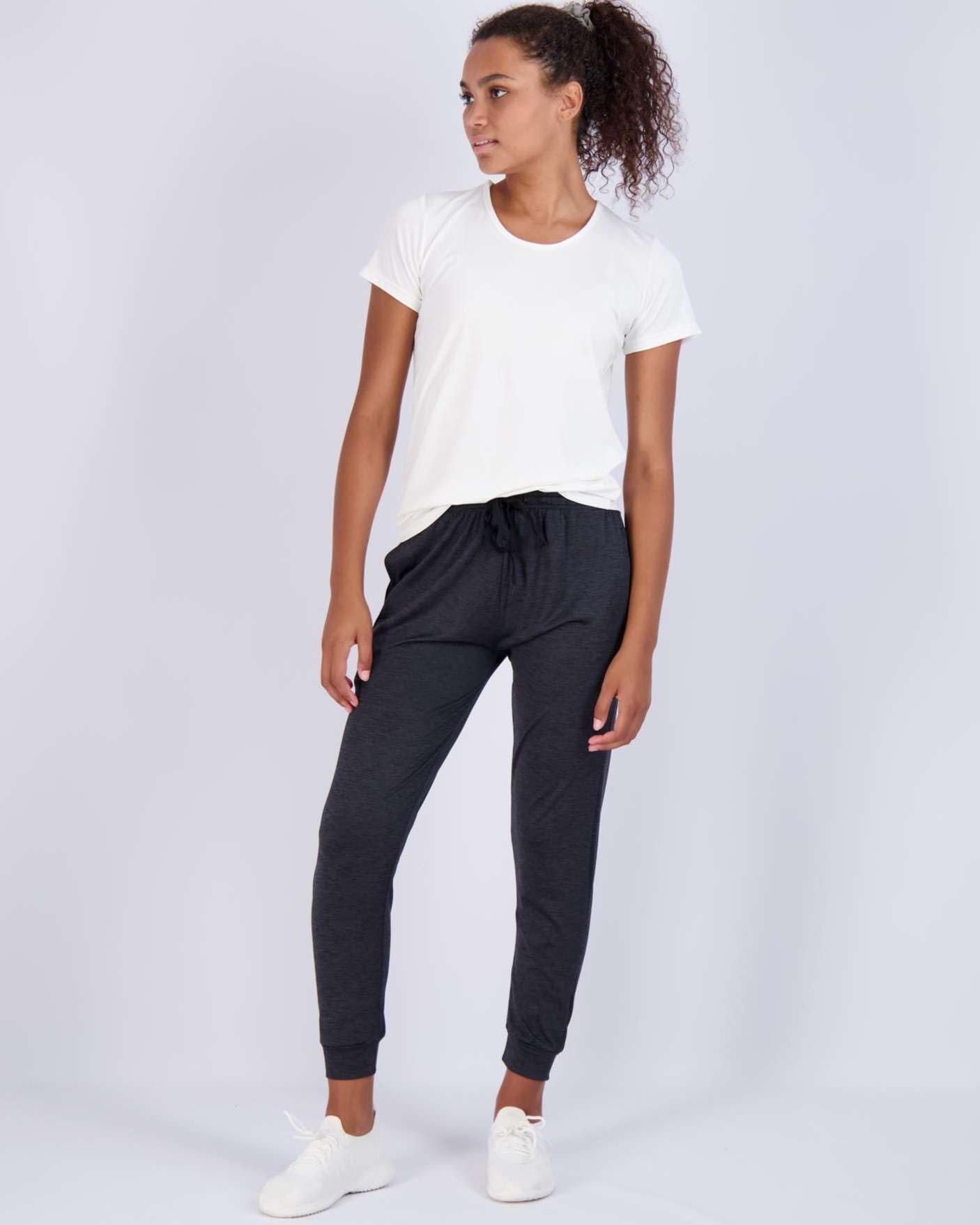 3 Pack Women's Ultra-Soft Silky Dry Fit Lounge Joggers - Lightweight Moisture Wicking Pants with Pockets - Plus Size Available - Perfect for Yoga, Running & Casual Wear
