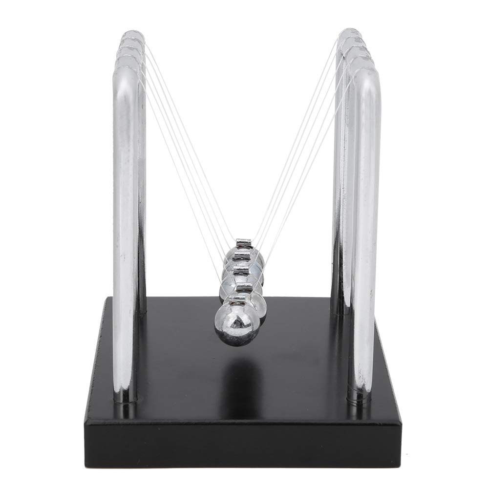 Steel Balance Ball Pendulum - 5 Balls Desk Toy for Stress Relief & Office Decoration | Classic Swing Ball for Home, Office Desk & Waiting Room Relaxation