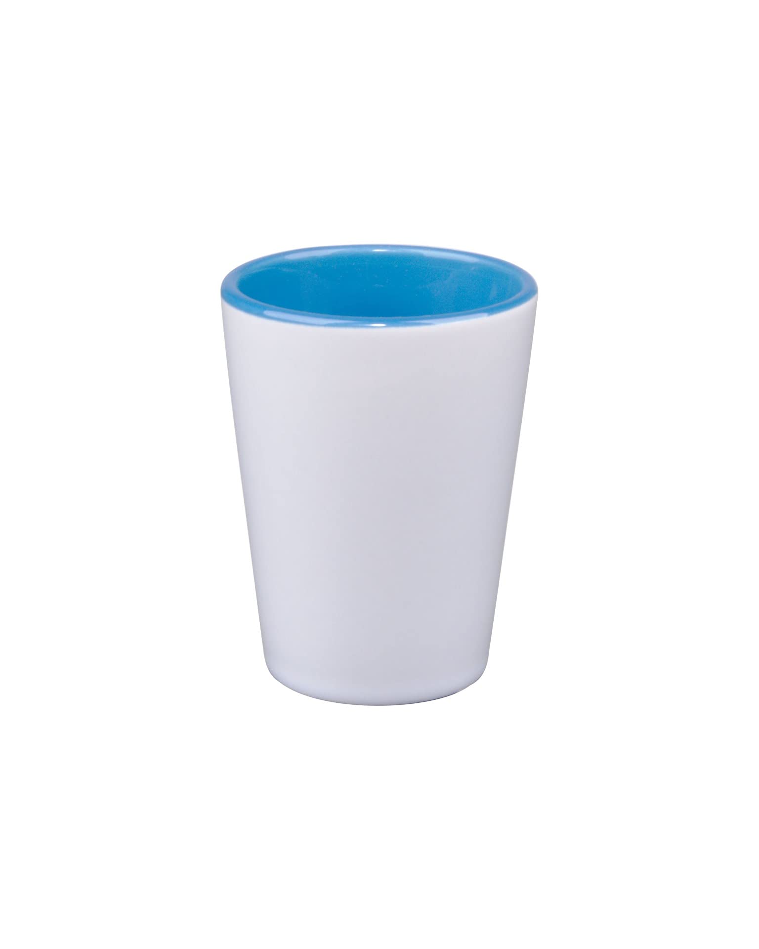 Smart Go - 144 Pack Coated Tecas Shot Glasses 1.5oz - Sublimation Ready Tumblers & Drinkware for Bars, Parties & Events - Bulk Packed Blue Shot Glasses for Sublimation Printing & Custom Branding