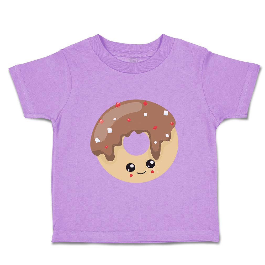 Adorable Donut Print Cotton Toddler T-Shirt - Sweet Dessert Themed 4T Boys & Girls Clothing - Perfect for Birthday Parties, Playdates & Cute Photo Ops