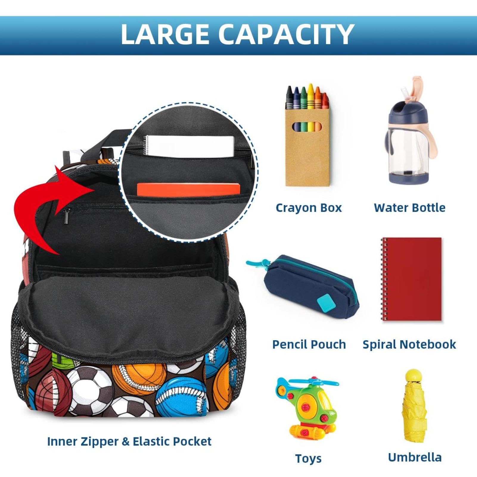 Best Travel & Work Backpack for Men & Women - Durable Sports Backpack for Basketball Football Volleyball - Perfect for Commuting, Gym, School & Outdoor Adventures