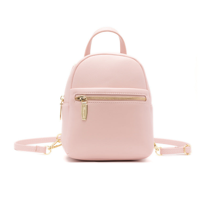 Vegan Leather Mini Backpack for Women - Large Capacity Lightweight Travel Daypack, Waterproof Crossbody Bag for Work, School, Gym & Outdoor Activities