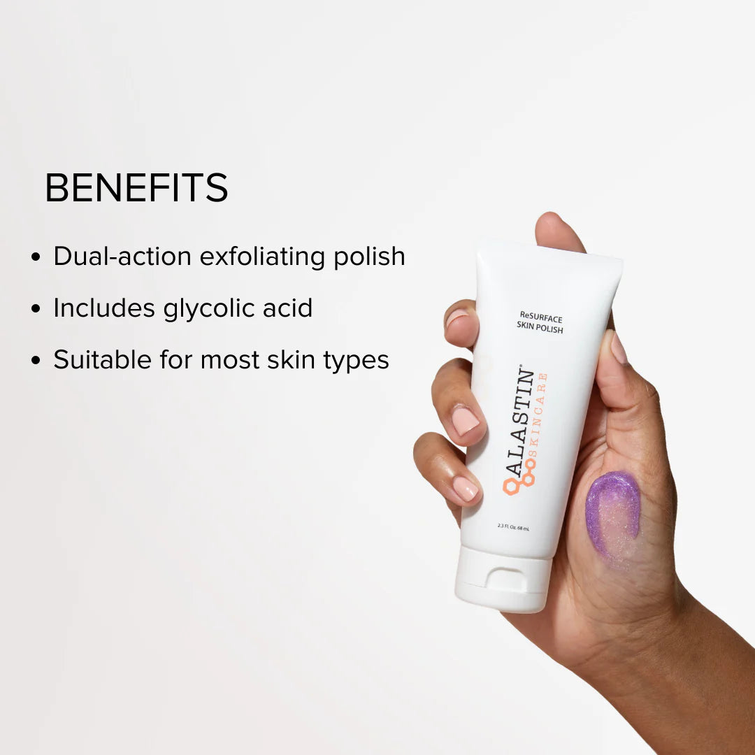 Alastin ReSurface Skin Polish - Exfoliating Facial Scrub for Smooth, Radiant Skin | Perfect for Daily Skincare Routine & Anti-Aging Care