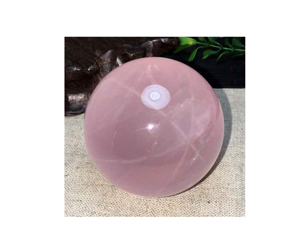 Natural Rose Quartz Healing Crystal Sphere Ball - 1.18
