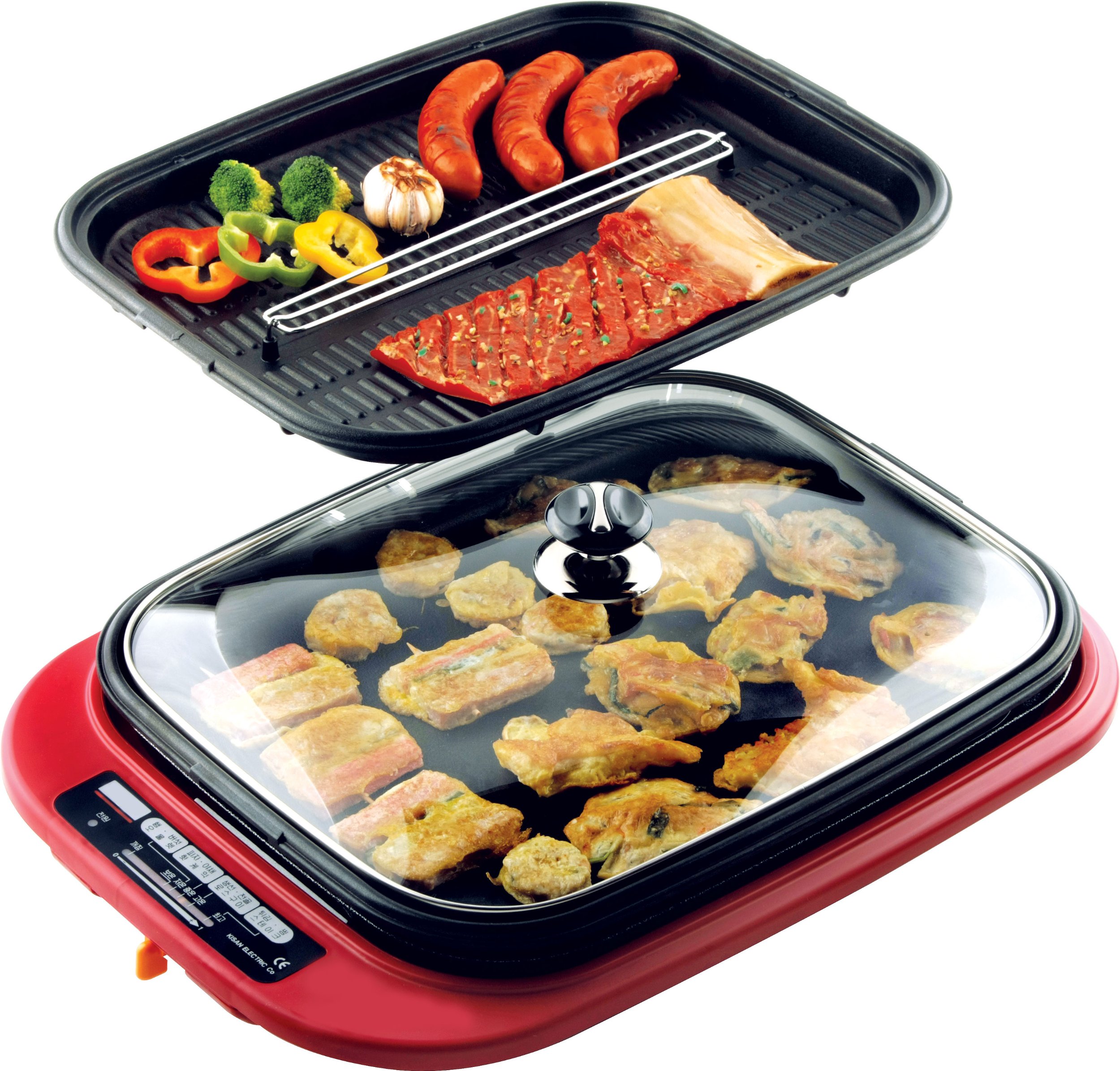 LIVART [LV-401] Interchangeable Griddle and Grill Plate - Perfect for Indoor/Outdoor Cooking, Camping, and Backyard BBQs
