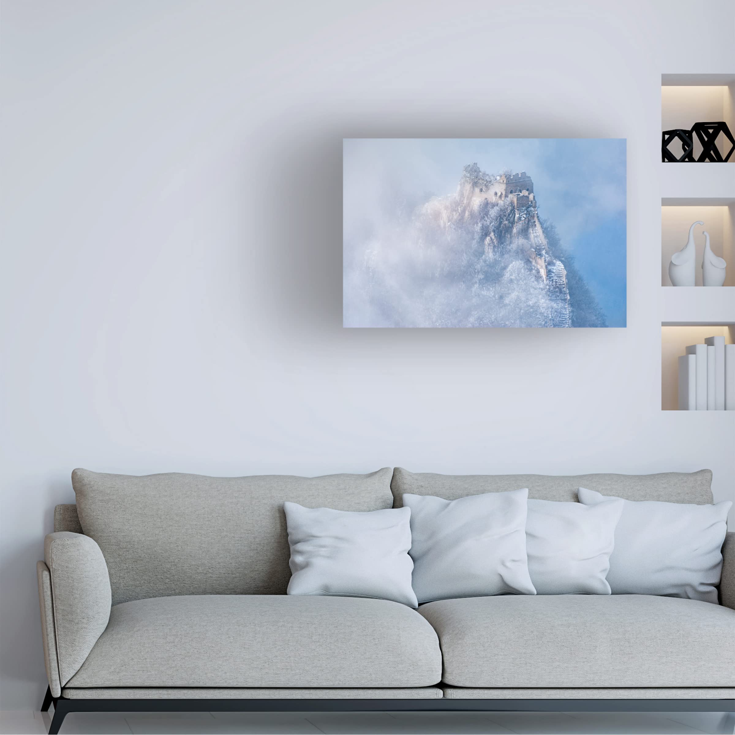 Trademark Fine Art 'Vicissitudes Of Life' Canvas Wall Art by Simoon - Stunning Abstract Painting for Living Room, Bedroom & Office Decor