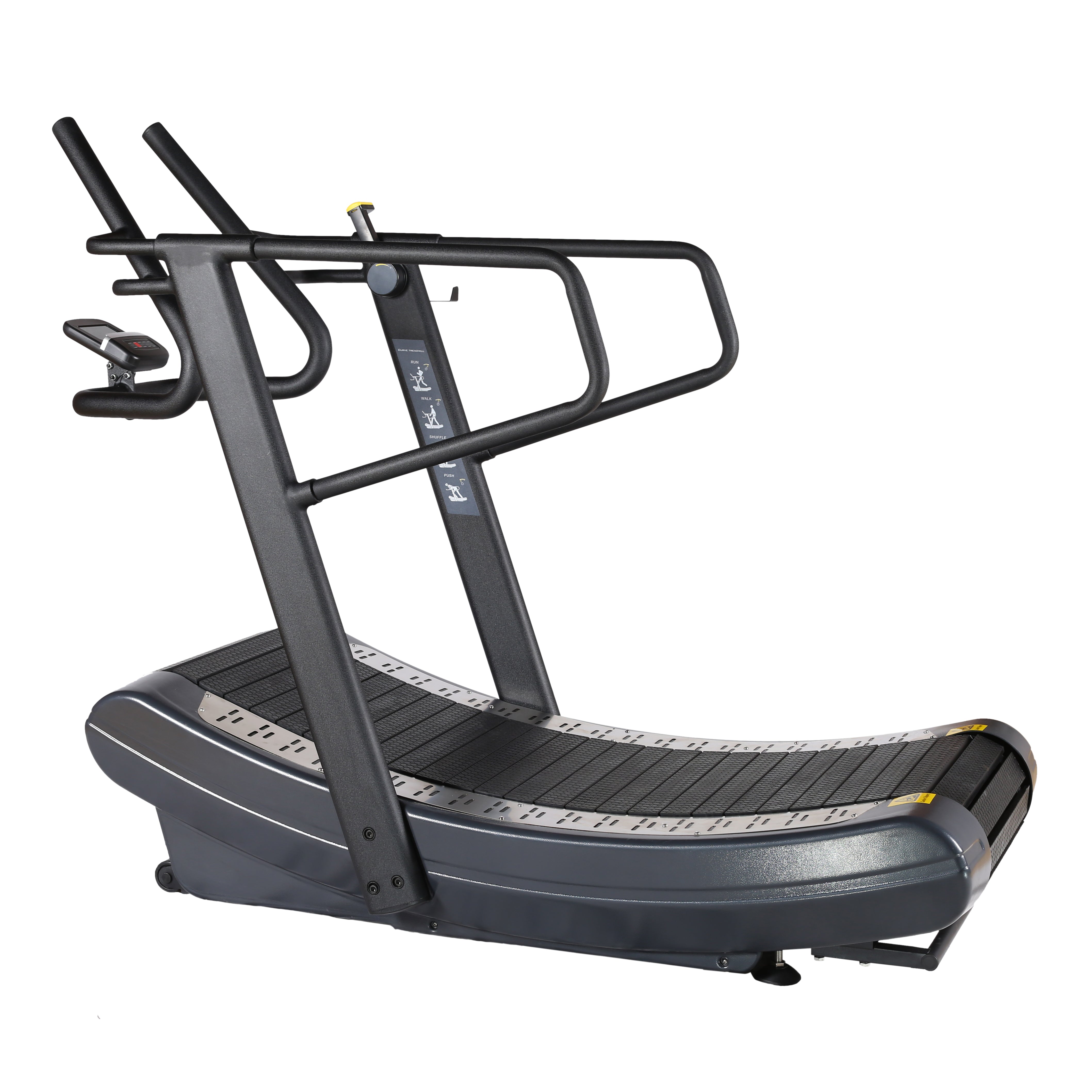 Curved Runner Treadmill - Non-Motorized Manual Treadmill for Home Gym & Cardio Workouts - Perfect for Indoor Running, HIIT Training & Fitness Enthusiasts