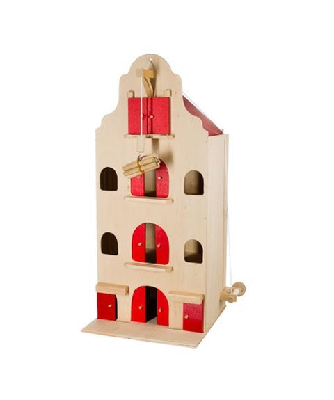 Authentic Dutch Dollhouse Miniature - Handcrafted Wooden Doll House for Collectors & Kids | Perfect for Home Decor, Playroom, and Gift Giving