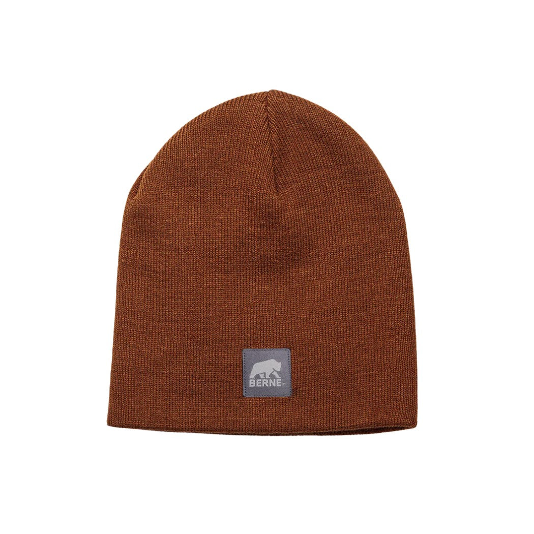 Berne Heritage Knit Toque Without Cuff H149 Brown Beanie - Warm Winter Hat for Men & Women, Outdoor Skiing, Snowboarding, Hiking and Casual Wear