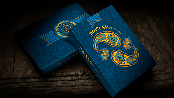 Premium Paisley Design Poker Playing Cards - 52 Deck for Casino, Poker Nights & Card Games - Ideal for Home, Parties & Travel