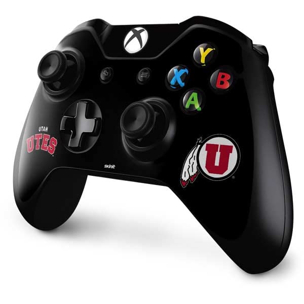 Officially Licensed Utah Utes Gaming Skin for Xbox One Controller - Custom Decal Wrap with Durable Protection | Perfect for Gamers, Collectors & College Sports Fans