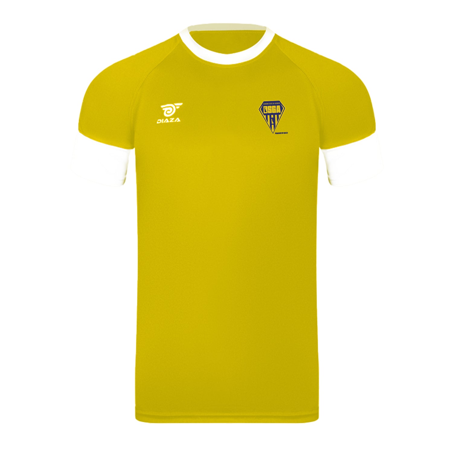 Diamond State Academy Short Sleeve Training Shirt - Yellow Performance T-Shirt for Men & Women | Gym Workout, Running, Yoga & Athletic Activities