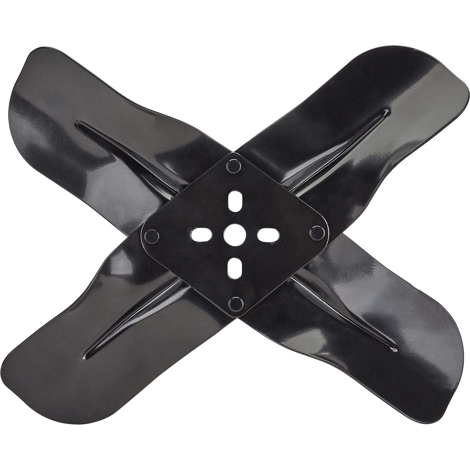 16 Inch Steel Four Blade Racing Fan - High Performance Cooling for Cars, Motorcycles & Workshops | Durable & Powerful Airflow Solution