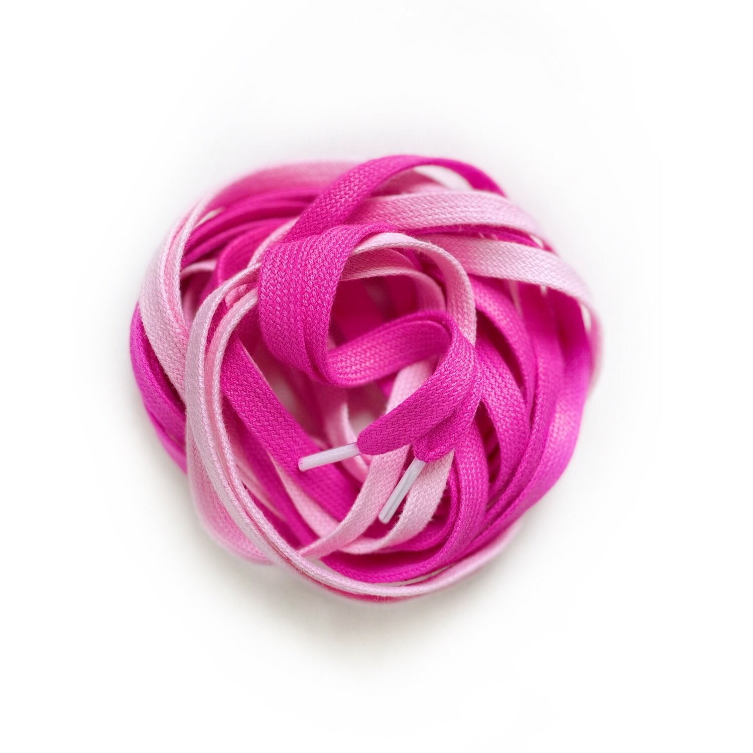 Premium Noodles Skate Laces - Strawberry Twist Color for Roller Skates & Ice Skates - Durable Shoelaces for Derby, Artistic, and Speed Skating