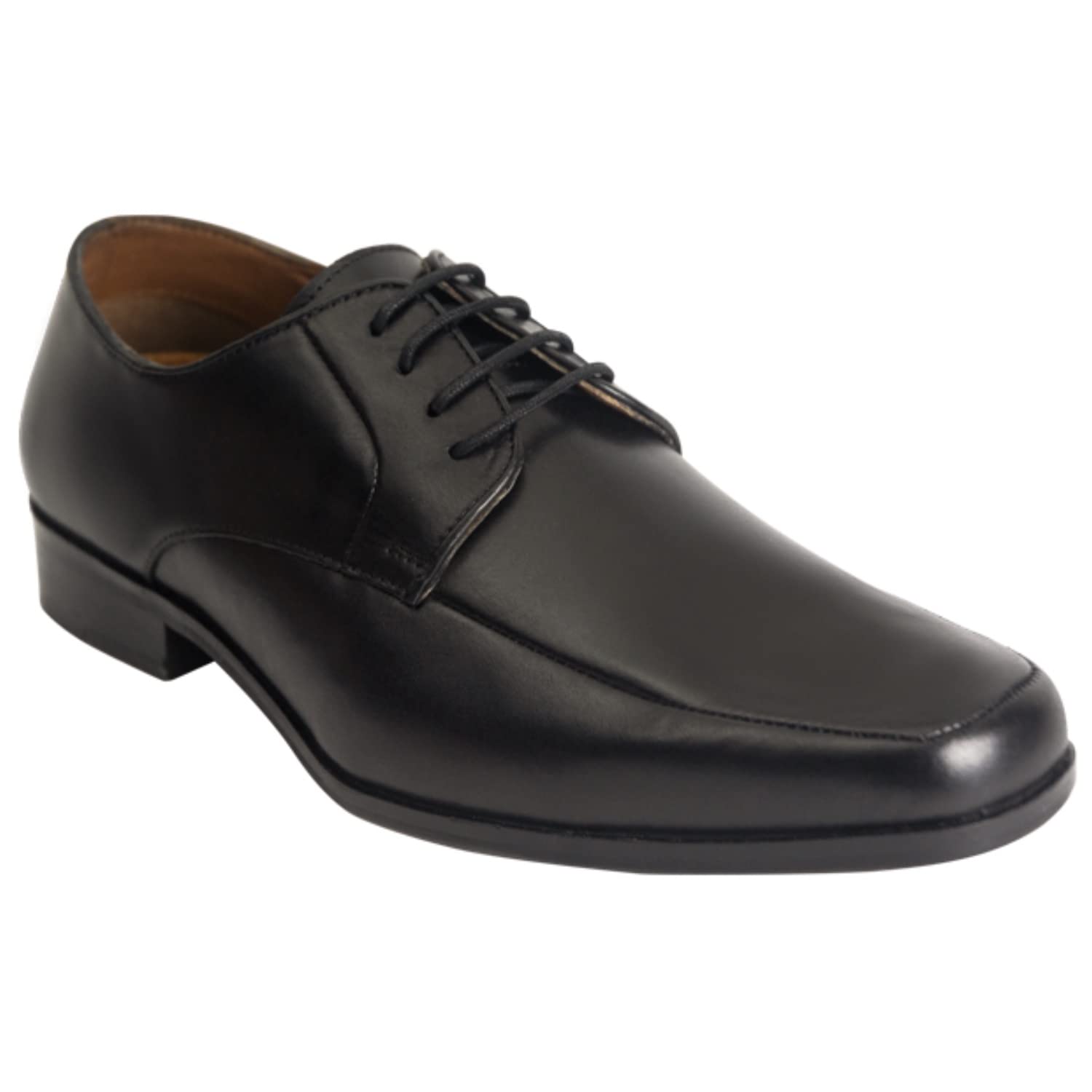 Premium Wizfort Men's Leather Oxford Dress Shoes | Classic Black Lace-Up Formal Shoes for Business & Weddings | 100% Genuine Leather Durable & Stylish Men's Loafers | Perfect for Office, Parties & Special Occasions