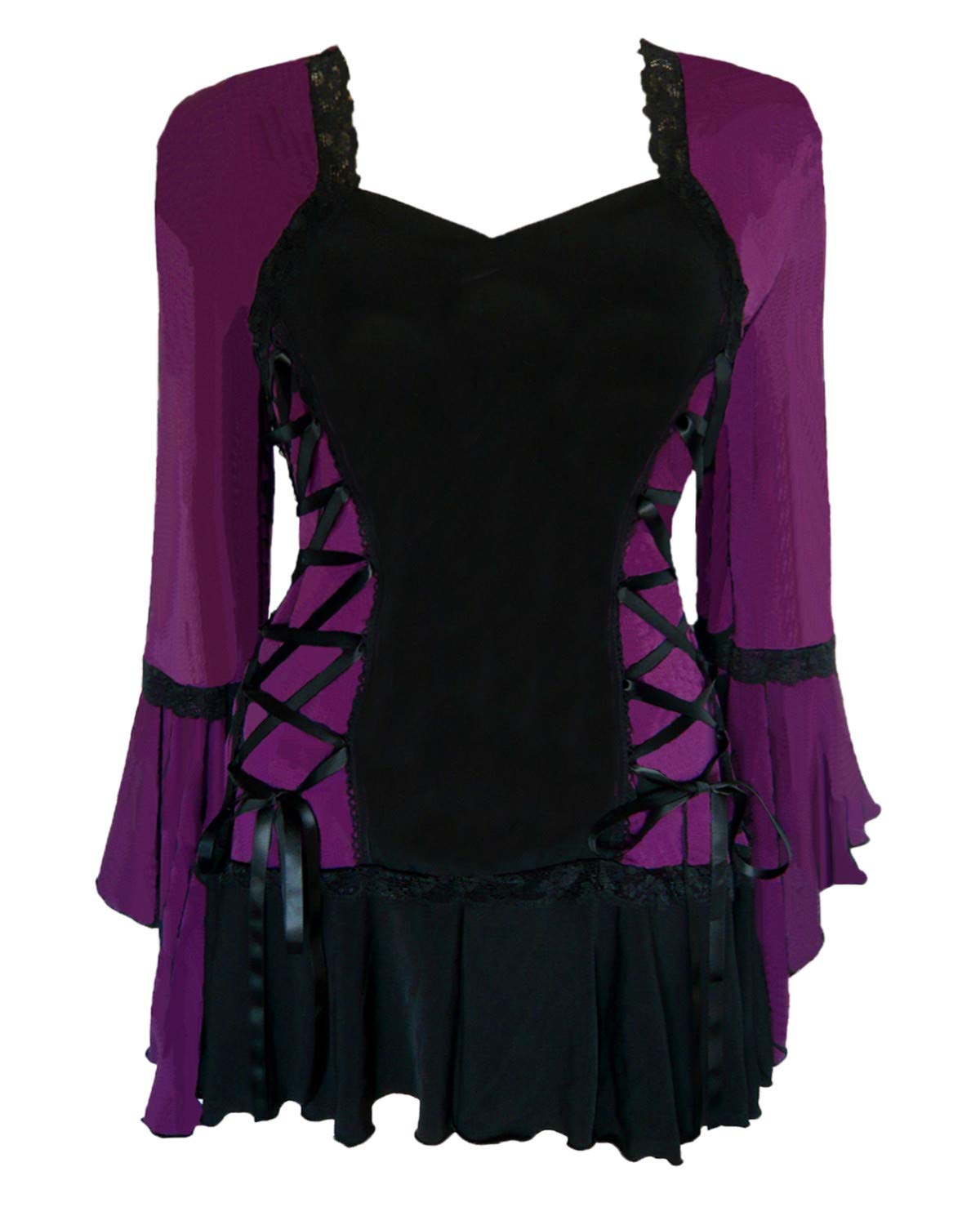 Victorian Gothic Black Lace Bolero Corset Top for Women | Steampunk Cosplay Costume | Festival Outfit & Romantic Evening Wear