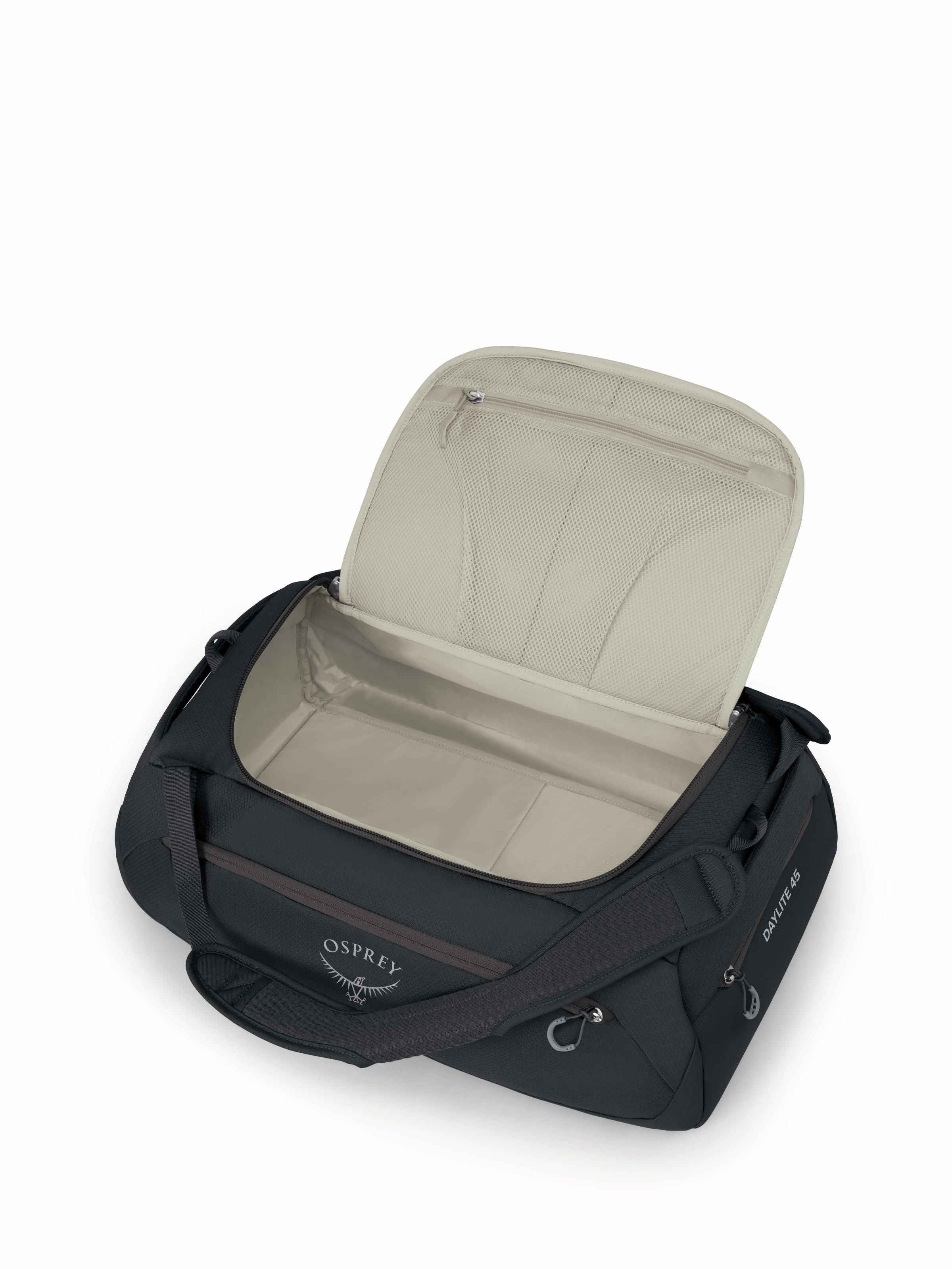 Osprey Daylite Duffel 45 - Lightweight Travel Duffel Bag for Hiking, Gym & Weekend Trips - Water-Resistant Carry-On Luggage for Men & Women - Perfect for Outdoor Adventures & Air Travel