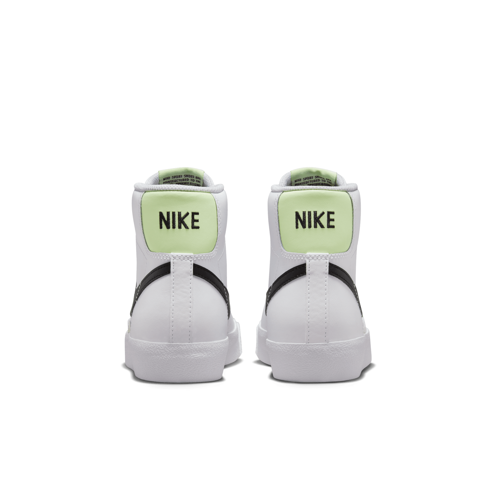 Nike Blazer Mid '77 GS Sneakers - White/Barely Volt - Retro Basketball Shoes for Kids, Girls & Boys - Perfect for Casual Wear, School & Street Style