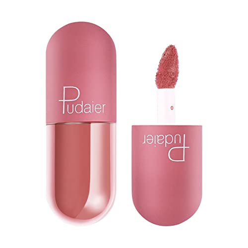 Black Honey 18-Color Mini Capsule Lip Glaze - Velvet Matte Lipstick with Waterproof Formula, Non-Stick Cup Design, Long-Lasting Wear (4.5ml) - Perfect for Daily Makeup, Date Night & Special Occasions