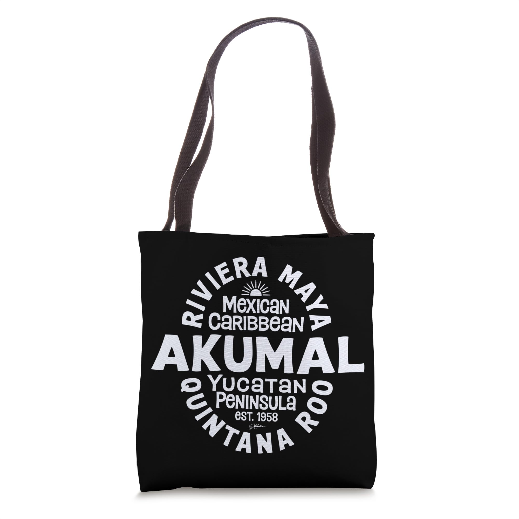 JCombs: Stylish Akumal Mexico Beach Tote Bag - Perfect for Vacation, Poolside & Summer Travel Accessories