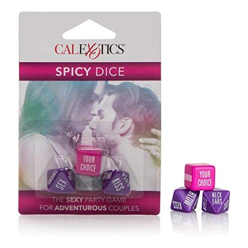 Adult Novelty Spicy Dice Game - Fun Couples & Party Game for Date Nights & Bachelor Parties | Enhance Intimacy & Spice Up Relationships