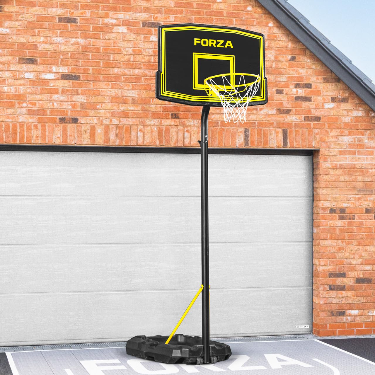 FORZA Adjustable Basketball Hoop and Stand System - Portable Height Adjustable Basketball Goal for Kids & Adults | Indoor Outdoor Basketball Hoop for Driveway, Backyard, Gym | 4 Styles to Choose From