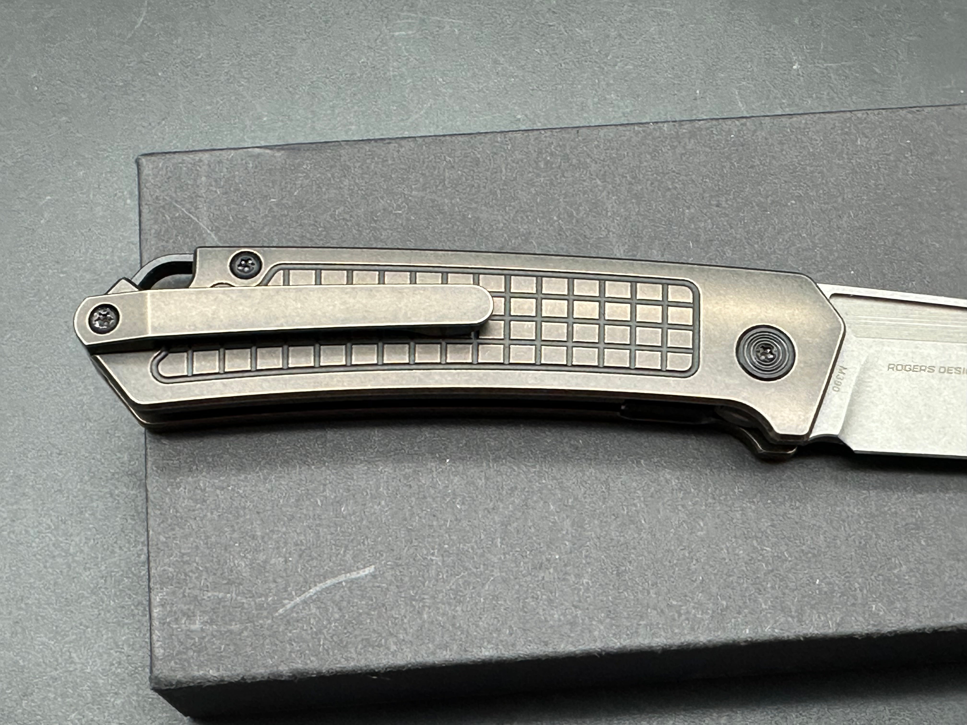Premium Richard Rogers Knives X Mid - High-Quality Folding Pocket Knife for EDC, Camping & Outdoor Adventures - Durable Stainless Steel Blade & Ergonomic Handle