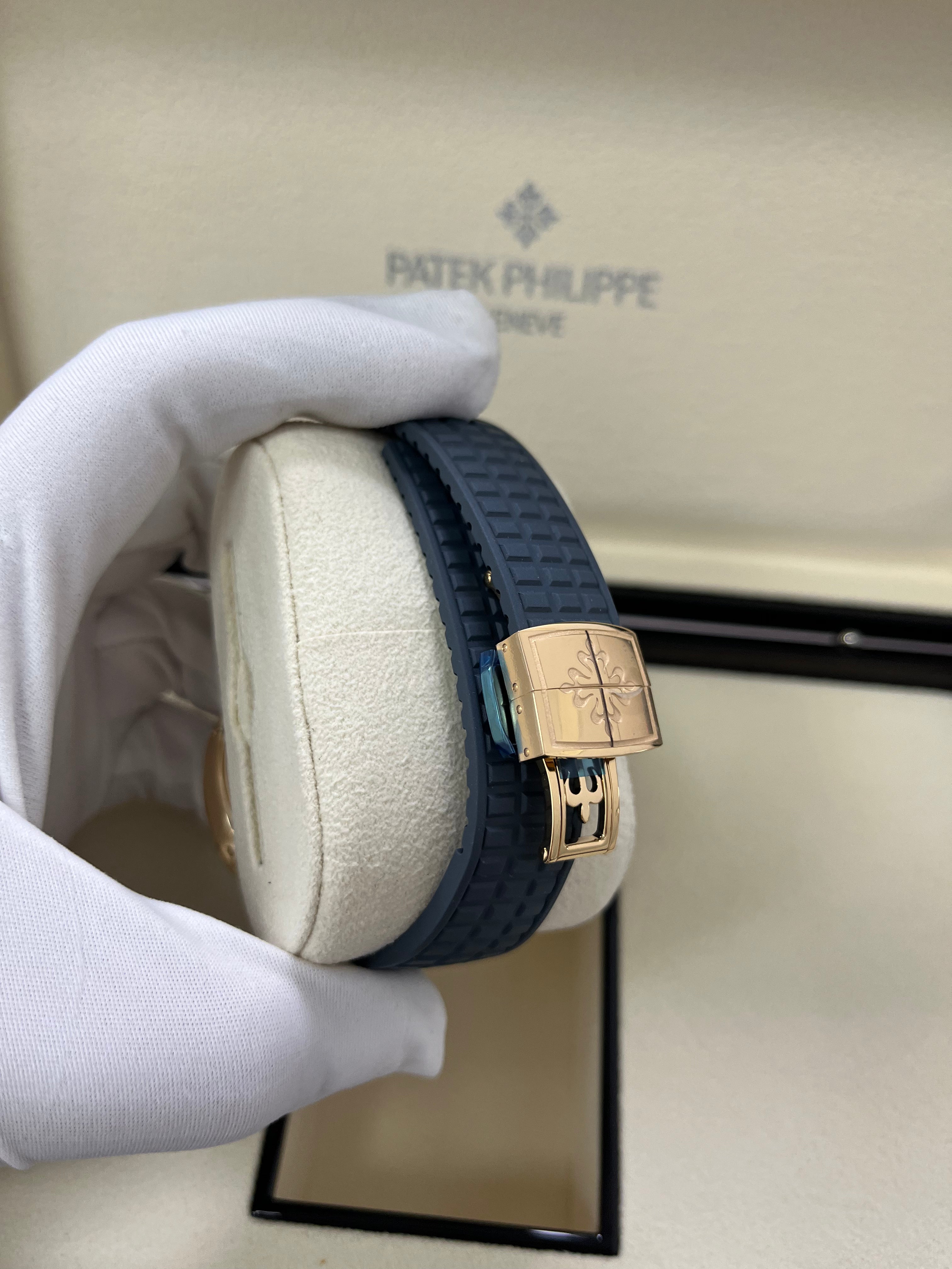 Patek Philippe Aquanaut Luce Annual Calendar Rose Gold Watch - Ref. 5261R-001 | Luxury Swiss Timepiece for Men & Women | Perfect for Gala Events, Business Meetings & Collectors