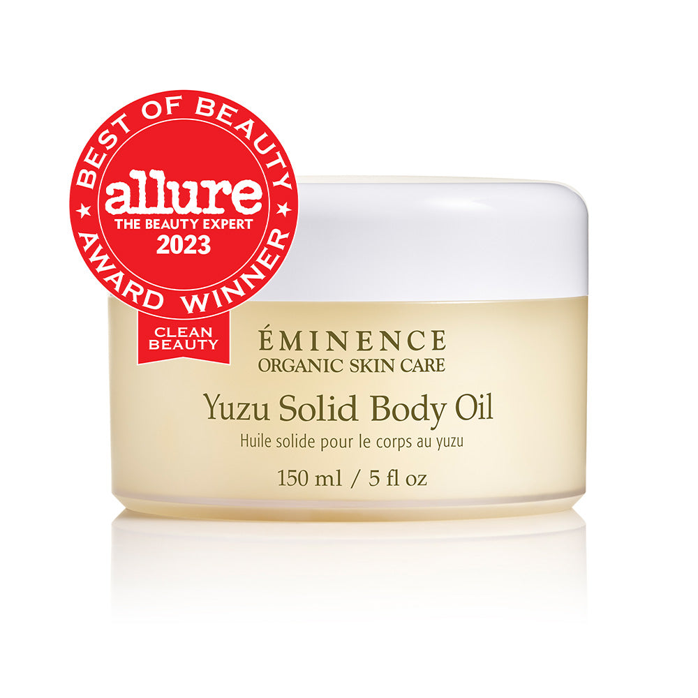 Eminence Organics Yuzu Solid Body Oil - Hydrating & Nourishing Dry Skin - Perfect for Massage, Spa & Daily Moisturizing