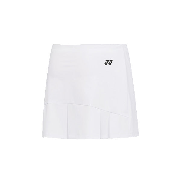 Yonex Women's Tennis Skirt 231PS002F - White | Breathable Quick-Dry Sports Skirt for Women | Perfect for Tennis, Badminton & Gym Workouts