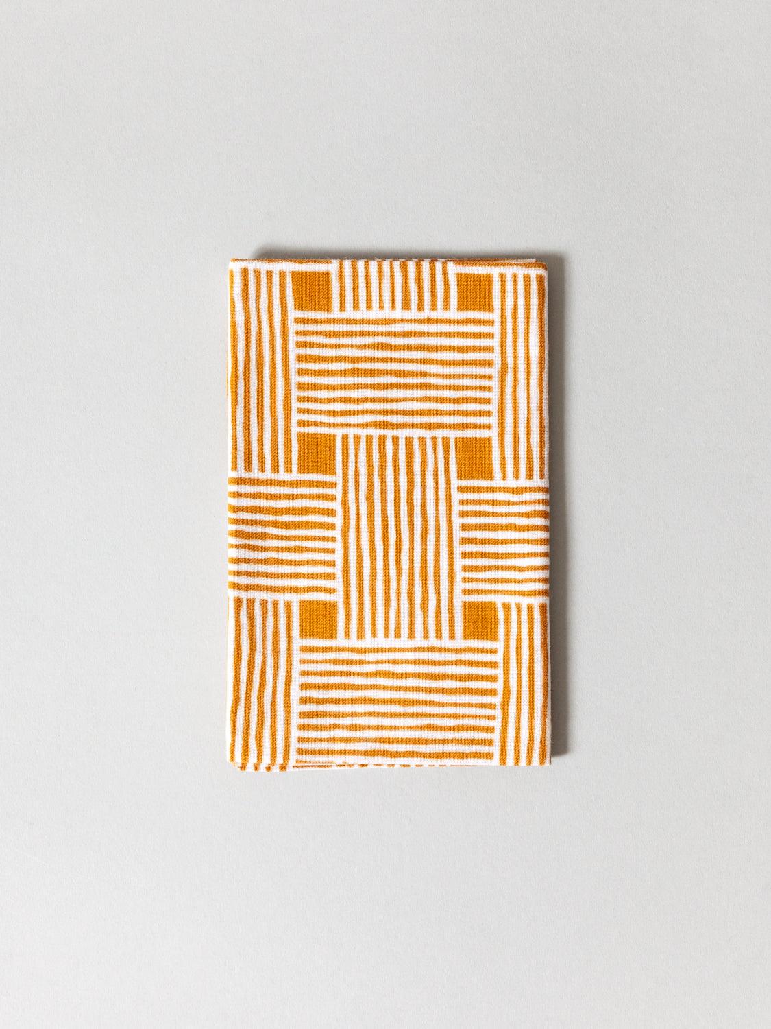 Kamawanu Tenugui - Premium Japanese Cotton Hand Towel for Kitchen, Bath & Gym - Traditional Check Pattern Design