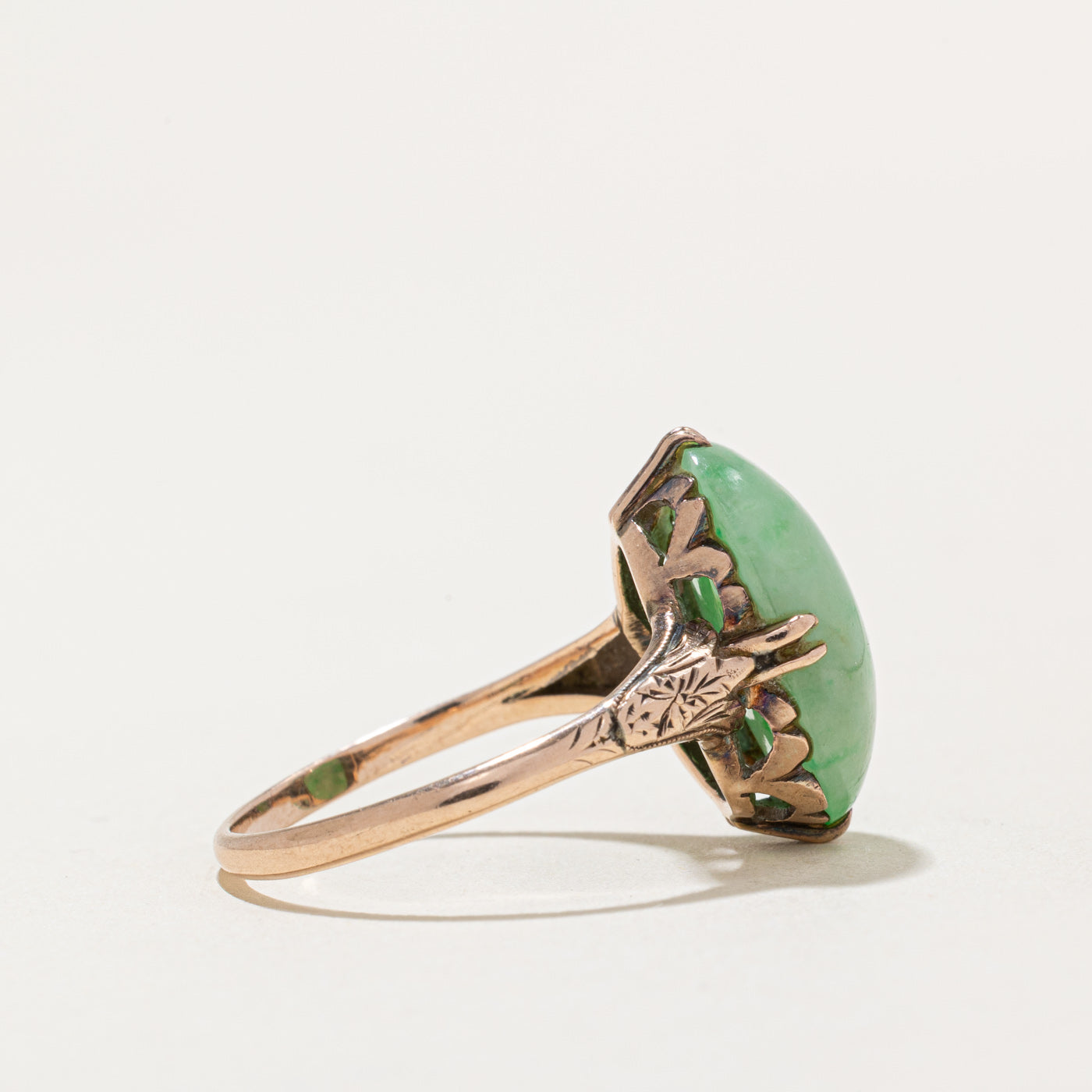 Exquisite 7.50ct Dyed Jadeite Cocktail Ring - Size 7.25 - Elegant Statement Jewelry for Women | Perfect for Evening Parties, Weddings & Special Occasions