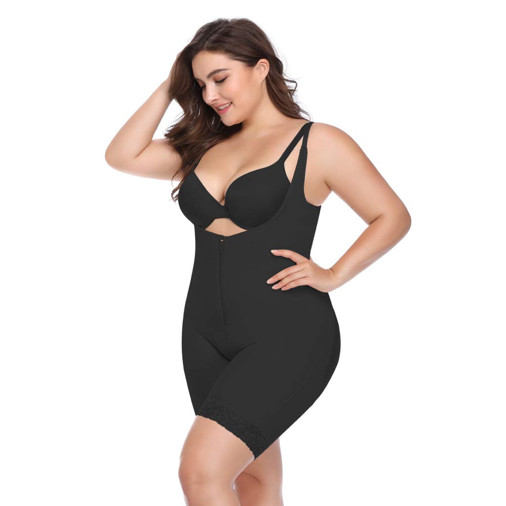 COSWE Women's High Waist Tummy Control Thong Panties - Body Shaper Shapewear with Butt Lifting for Seamless Underwear | Perfect for Dresses, Workout & Everyday Wear