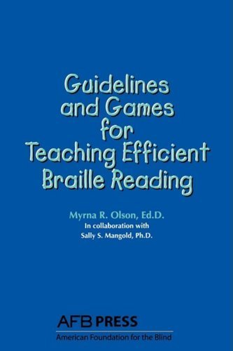 Efficient Braille Reading Guide: Teaching Methods & Educational Games by Myrna R. Olson | Braille Learning Resources for Teachers & Students | Classroom & Homeschool Use